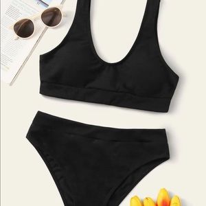 SHEIN Ribbed Bikini Set